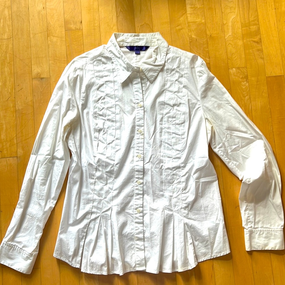 White fancy shirt